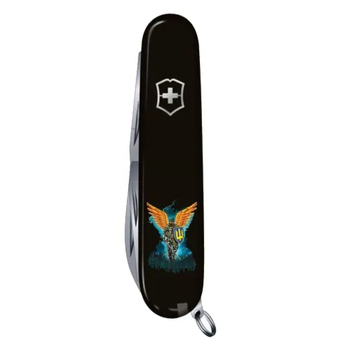 Ножі та мультитули Victorinox Складной нож Victorinox Huntsman Ukraine Ангел ВСУ (1.3713.3_T1061u)