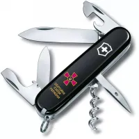 Складной нож Victorinox Spartan Army 91 мм 12 функций Эмблема ВСУ и Надпись ЗСУ (1.3603.3_W1011u)