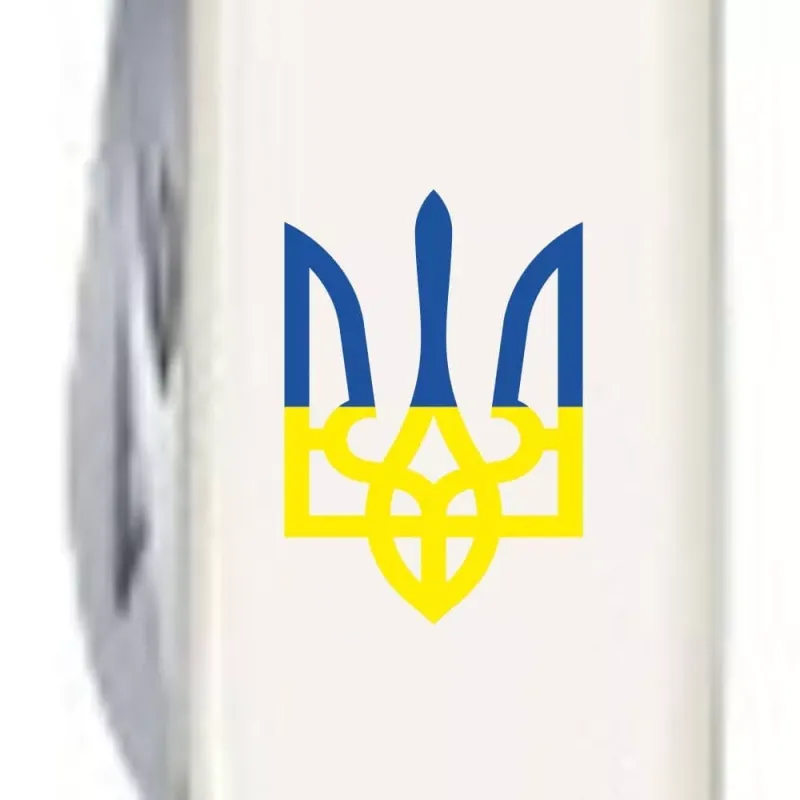 Складной нож Victorinox Spartan Ukraine 91мм 12 функций Белый Трезубец сине-желтый (1.3603.7_T0017u)