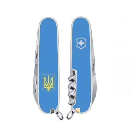 Ножі та мультитули Victorinox Швейцарський ніж Victorinox Spartan Ukraine Герб (1.3603.7R7)