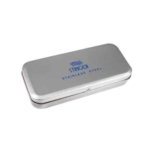 Другие ножи, комплекты и аксессуары Складаний ніж Stinger туристичний у металевій коробці Чорний (HCY-6151Х)