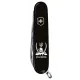 Складной нож Victorinox Spartan Ukraine 91 мм Козак с саблями Черный (1.3603.3_T1110u)