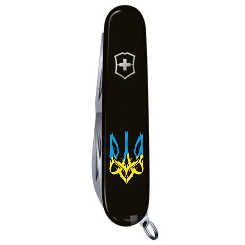 Складной нож Victorinox Spartan Ukraine Трезубец готический сине-желтый (1.3603.3_T0636u)