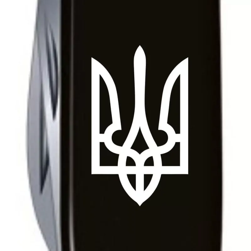 Складной нож Victorinox Spartan Ukraine 91 мм 12 Трезубец белый (1.3603.3_T0010u)