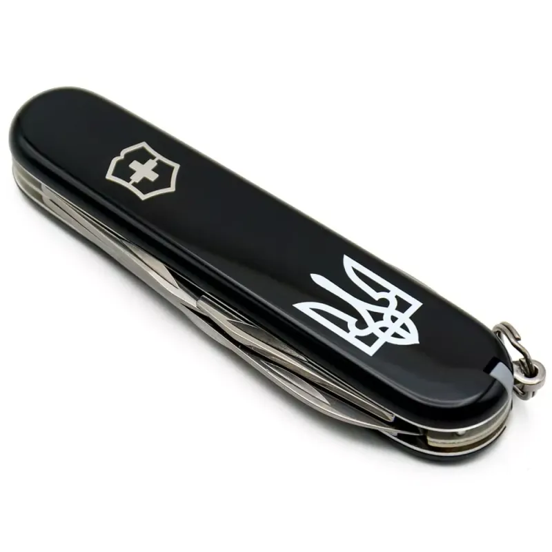 Складной нож Victorinox Spartan Ukraine 91 мм 12 Трезубец белый (1.3603.3_T0010u)