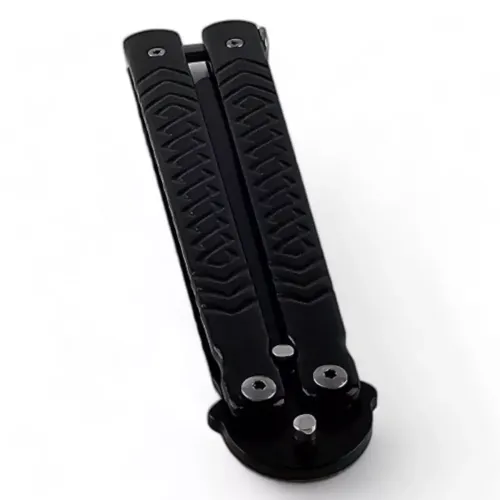 Другие ножи, комплекты и аксессуары Ніж метелик тренувальний "Балісонг", не гострий, метал, чорний (DN35256A)