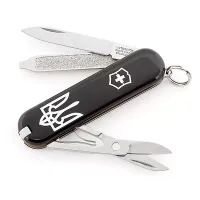 Ніж Victorinox Classic SD Ukraine Чорний (0.6223.3R1)