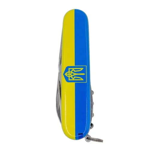 Ножі та мультитули Victorinox Складной нож Victorinox Climber Ukraine Герб на флаге горизонтальный (1.3703.3_T3040p)