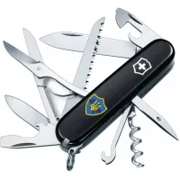 Складной нож Victorinox Huntsman Ukraine Трезубец на щите (1.3713.3_T1080u)