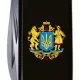 Складной нож Victorinox Huntsman Ukraine 91мм 15 функций Черный (1.3713.3_T0400u)