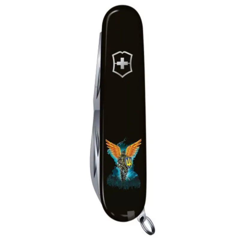 Складной нож Victorinox Spartan Ukraine 91 мм Ангел ВСУ (1.3603.3_T1061u)