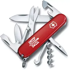 Складной нож Victorinox Climber Ukraine 91 мм 14 функций Трезубец ОУН (1.3703_T0300u)