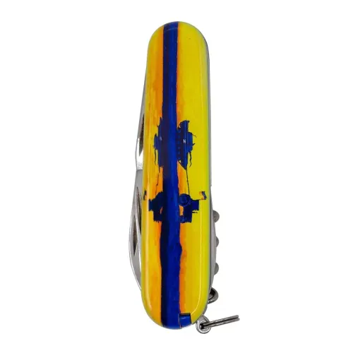 Ножі та мультитули Victorinox Складной нож Victorinox Climber Ukraine Марка с трактором (1.3703.3_T3110p)