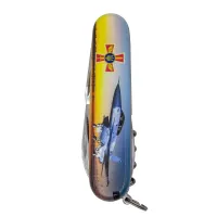 Складной нож Victorinox Huntsman Army Самолет и Эмблема ВС ВСУ (1.3713.3.W3040p)