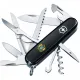 Ножі та мультитули Victorinox Складной нож Victorinox Huntsman Ukraine 91мм 15 функций Черный (1.3713.3_T0400u)