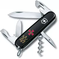 Складной нож Victorinox Spartan Army Эмблема ЗСУ и Трезубец ЗСУ (1.3603.3_W1015u)