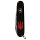 Ножі та мультитули Victorinox Складной нож Victorinox Spartan Ukraine 91 мм Трезубец плетённый красный (1.3603.3_T0691u)