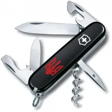 Складной нож Victorinox Spartan Ukraine 91 мм Трезубец плетённый красный (1.3603.3_T0691u)