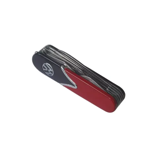 Складаний ніж 91 ммVolkswagen Licences Multi FCT Knife 10 інструментів Червоно-чорний (40610042BLRE)