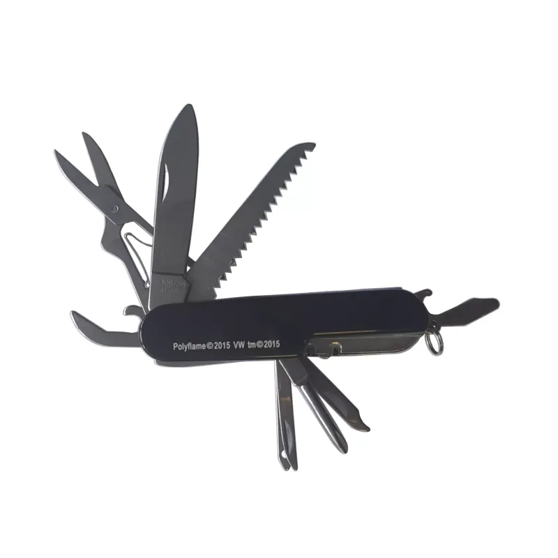 Складаний ніж 91 ммVolkswagen Licences Multi FCT Knife 10 інструментів Червоно-чорний (40610042BLRE)