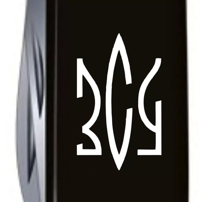 Складной нож Victorinox Spartan Ukraine 91 мм 12 функций Трезубец ЗСУ (1.3603.3_T0390u)