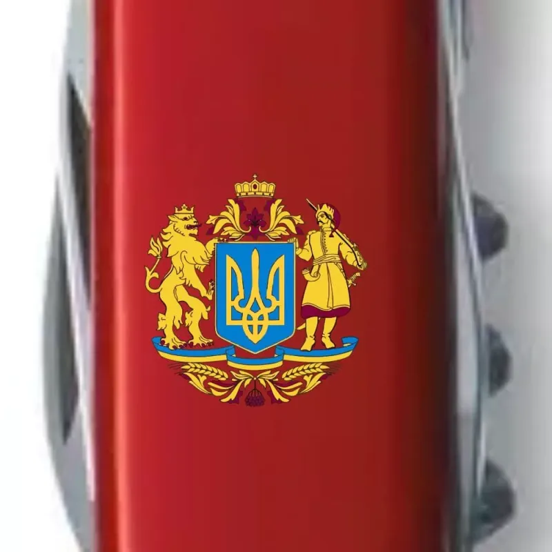 Складной нож Victorinox Climber Ukraine 91мм 14 функций Красный (1.3703_T0400u)