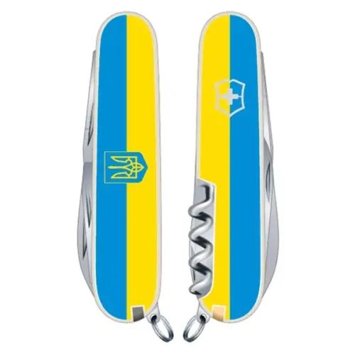 Ножі та мультитули Victorinox Швейцарський ніж Victorinox Spartan Ukraine (1.3603.7R4)