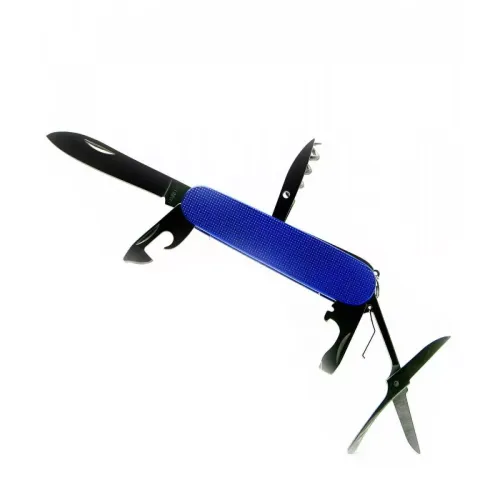 Другие ножи, комплекты и аксессуары Складаний кишеньковий ніж STINGER 6 в 1 Синій (DN19949)