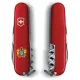 Ножі та мультитули Victorinox Складной нож Victorinox Climber Ukraine 91мм 14 функций Красный (1.3703_T0400u)