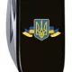 Ножі та мультитули Victorinox Складной нож Victorinox Huntsman Ukraine 91мм 15функций Черный (1.3713.3_T1010u)