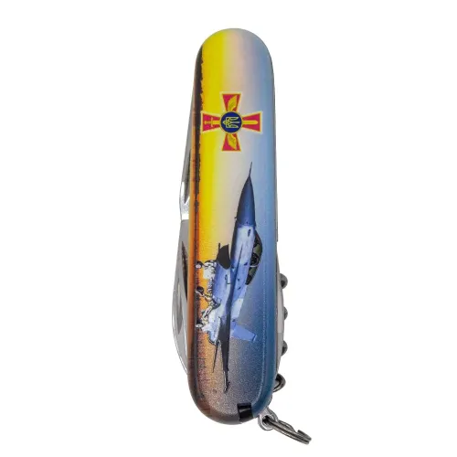 Ножі та мультитули Victorinox Складной нож Victorinox Spartan Army Самолет и Эмблема ВС ВСУ (1.3603.3_W3040p)