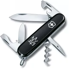Складной нож Victorinox Spartan Ukraine 91 мм 12 функций Трезубец ЗСУ (1.3603.3_T0390u)