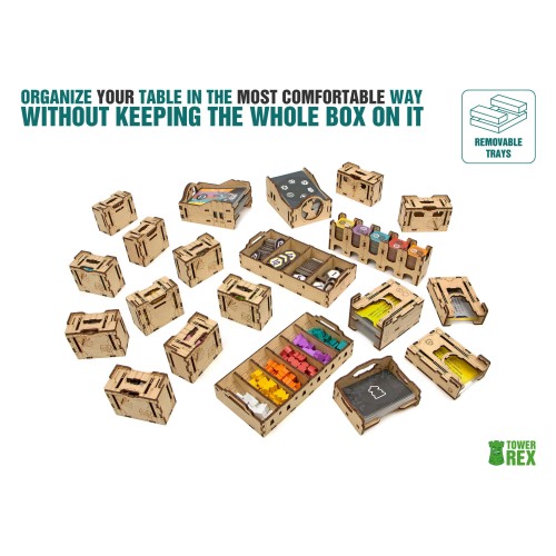 Органайзер для настільної гри Жадібний корабель (Organizer for boardgame Hoarder's Ship Excavation Earth)