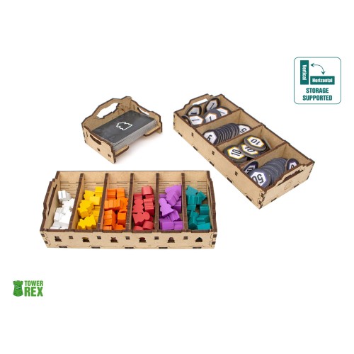 Органайзер для настільної гри Жадібний корабель (Organizer for boardgame Hoarder's Ship Excavation Earth)