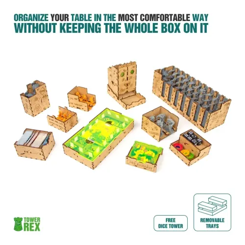 Органайзер для настольной игры Зомбицид, 2-е издание (Organizer for boardgame Zombicide 2nd Edition)