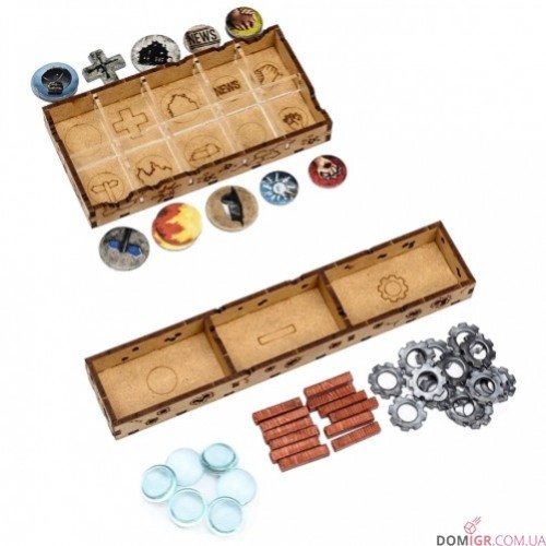 Органайзер для настольной игры Это моя война» + дополнения (Organizer for boardgame This War of Mine + expansions)