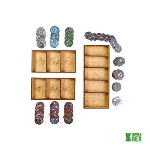 Органайзер для настольной игры Ведьмак: Старый мир (Kickstarter) (Organizer for boardgame The Witcher: Old World Kickstarter)