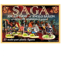 Набір мініатюр до гри SAGA Plastic Saxon (Anglo-Dane) Starter Army (4 points)