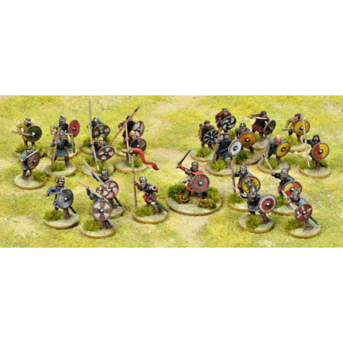 Набір мініатюр до гри SAGA Plastic Saxon (Anglo-Dane) Starter Army (4 points)