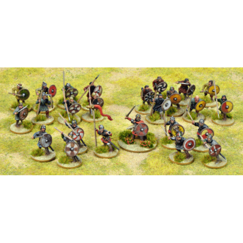 Набір мініатюр до гри SAGA Plastic Saxon (Anglo-Dane) Starter Army (4 points)