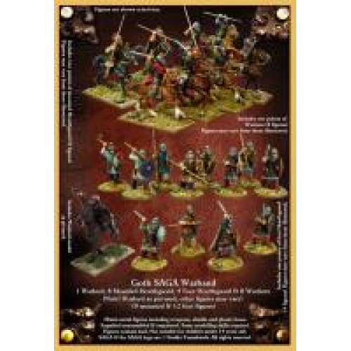Набір мініатюр Gripping Beast (SAGA) Goth Starter Warband (4 points)