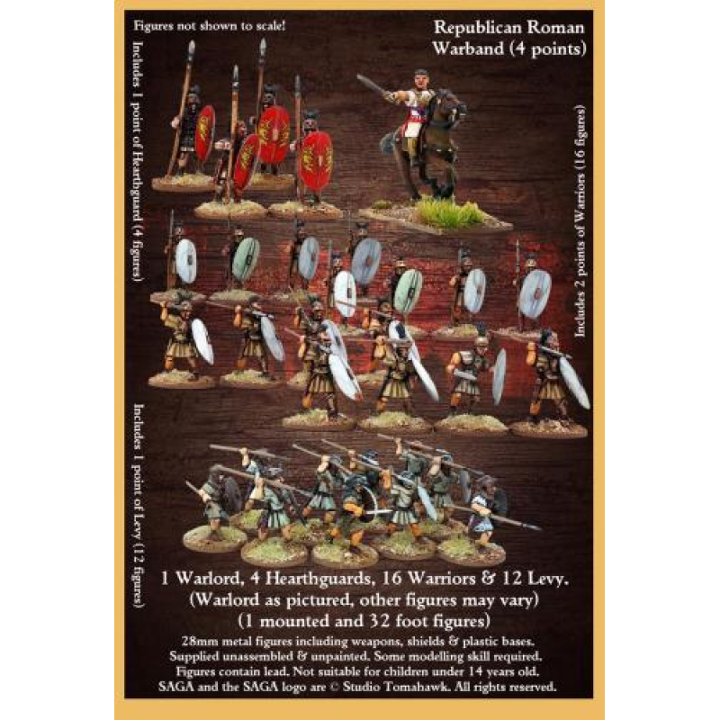 Набір мініатюр Gripping Beast (SAGA) Republican Roman Starter Warband (4 points)