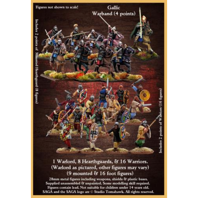 Набір мініатюр Gripping Beast (SAGA) Gallic Starter Warband (4 points)