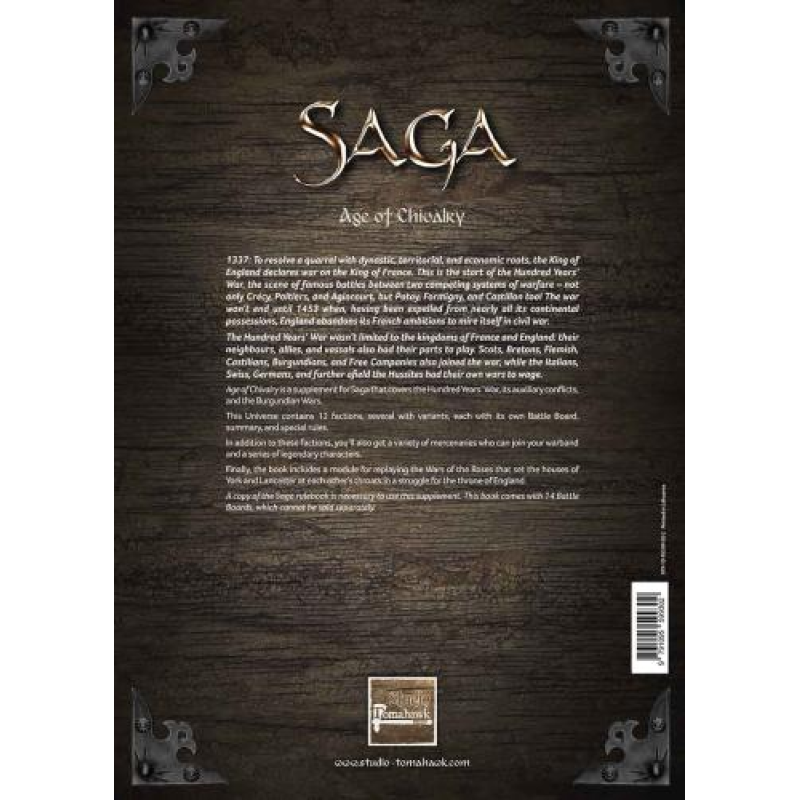 Книга правил до гри SAGA Age of Chivalry (Supplement)