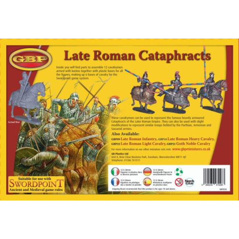 Мініатюри Gripping Beast (SAGA) Late Roman Cataphracts