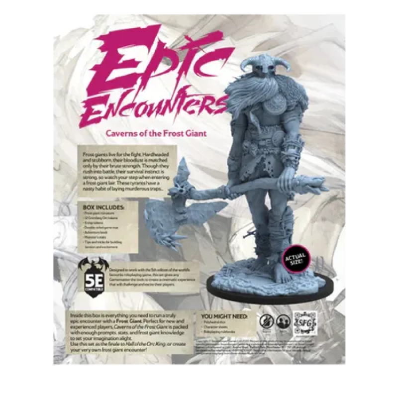Настільна гра Epic Encounters: Caverns of the Frost Giant