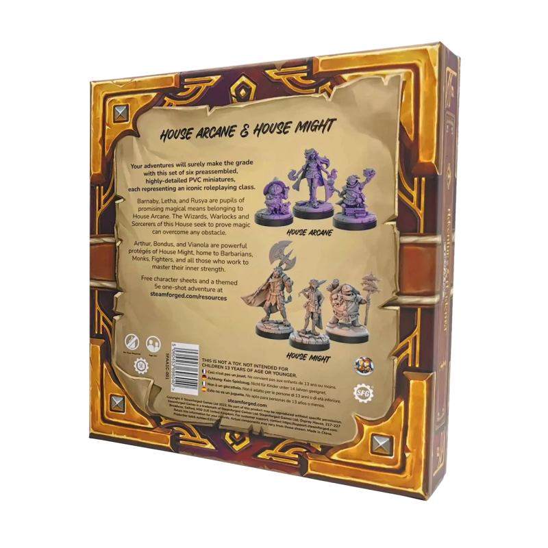 Настільна гра Adventures & Academia Arcane & Might Retail Box Настільна рольова гра Steamforged Games
