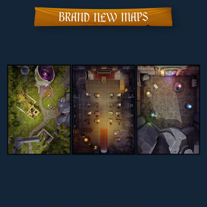 Настільна гра Adventures & Academia Arcane & Might Retail Box Настільна рольова гра Steamforged Games