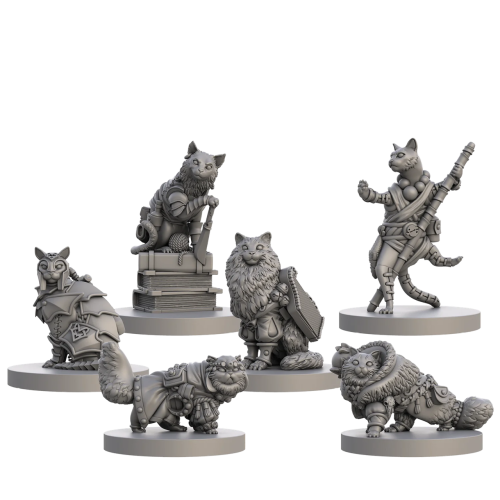 Набор миниатюр Steamforged Games «Cats & Catacombs», том 2