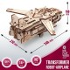 Трансформер Робот-літак конструктор механічний дерев'яний 3D 119 дет